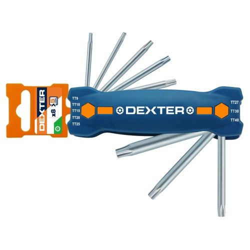 Set 8 chei torx imbus 9 - 40 mm Dexter