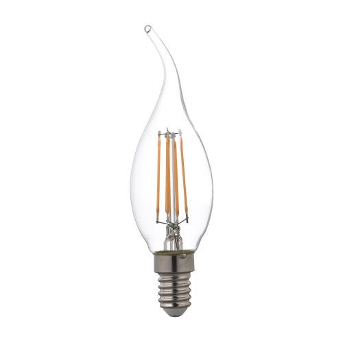 Bec flacara LED E14, lumina calda "Lexman"