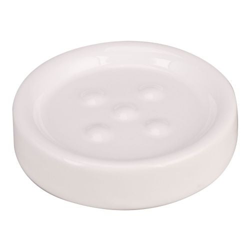 Savoniera stativa ceramica alb Legend