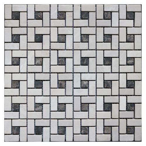 Mozaic 30.5 x 30.5 cm marmura Emperador