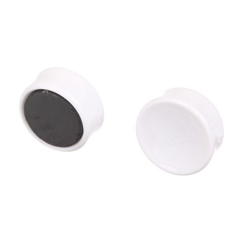 Magneti rotunzi albi set 4 buc