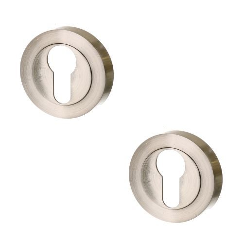 Rozeta cilindru S6 nichel satin
