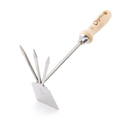 Mini sapaliga cu furca, inox, Geolia