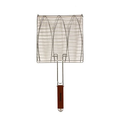 Gratar triplu pentru peste 28 x 28 cm Naterial