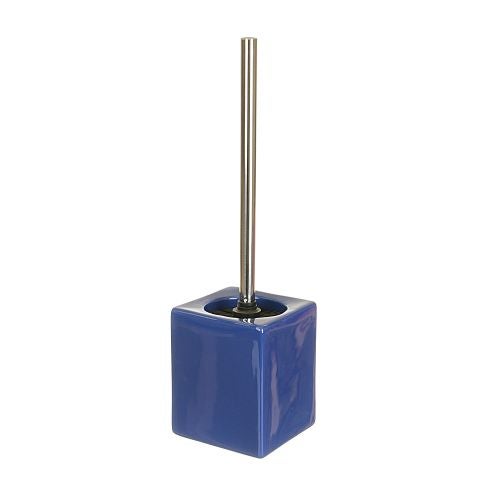 Suport perie WC ceramica bleu patrat