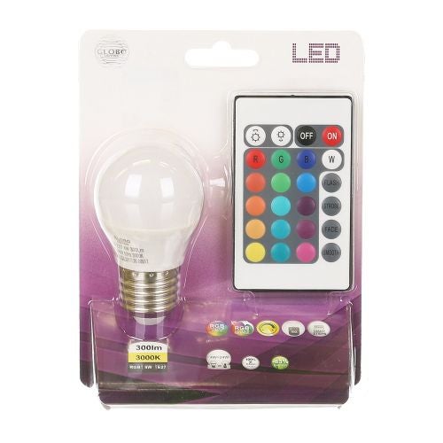 Bec smart LED E27 cu lumina calda si schimbare culoare