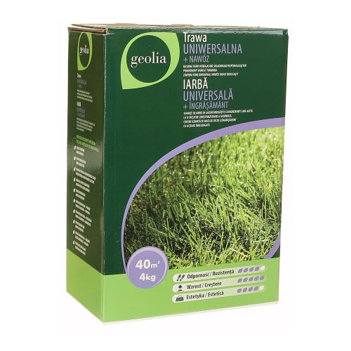 Gazon universal cu fertilizator Geolia 4 kg