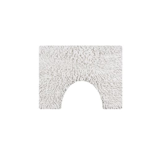 Covor contur WC 50 x 40 cm alb "Shaggy"