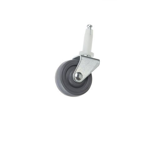 Roata gri pivotanta cu ax 30 mm