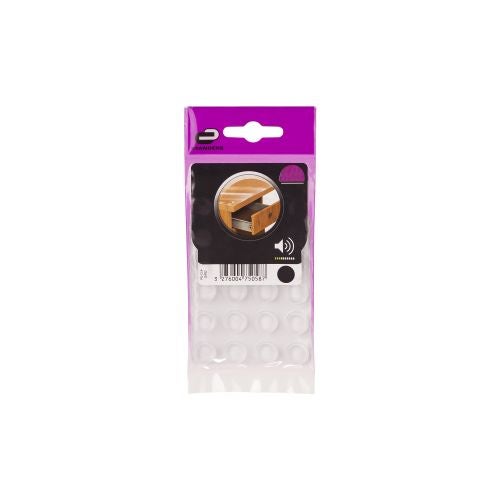Patine adezive transparente 19 mm 12 buc