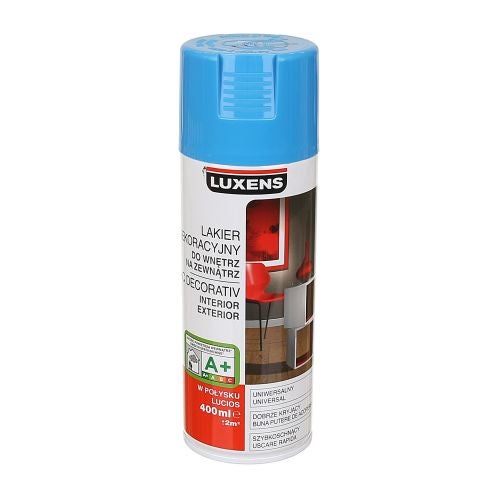 Spray lucios Luxens albastru RAL5015 400 ml