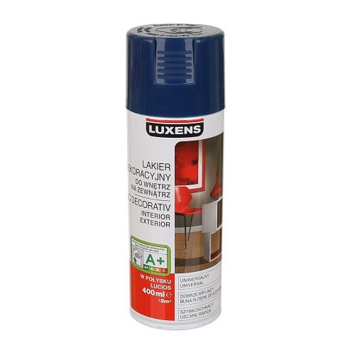 Spray lucios Luxens albastru RAL5003 400 ml