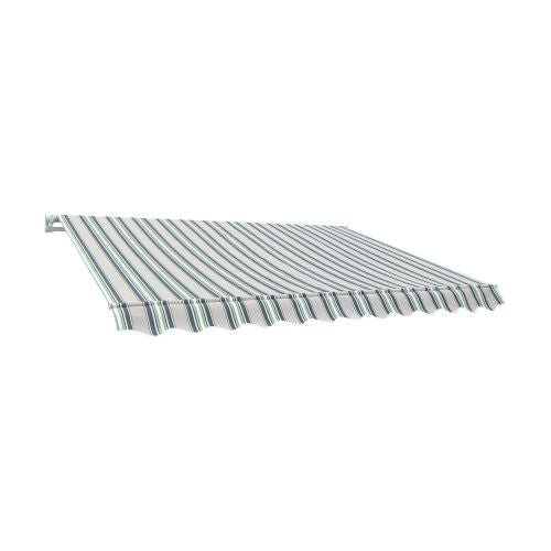 Marchiza manuala retractabila 4 x 3 m gri-verde