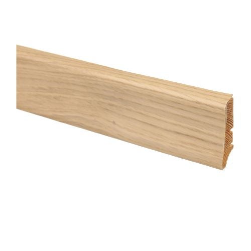 Plinta furnir 2200 x 58 x 20 mm stejar lacuit