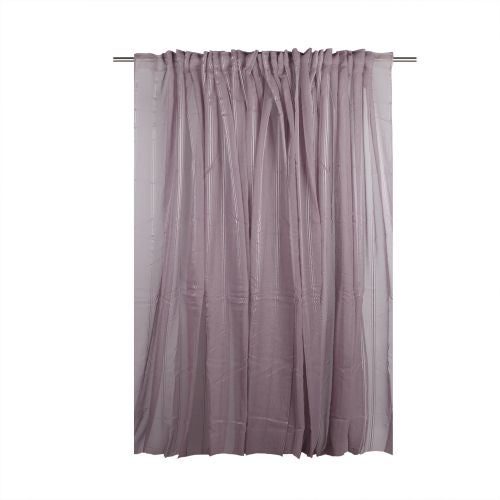 Perdea roz prafuit, voal, 600 x 245 cm, New Inspire