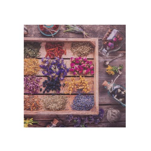 canvas dry flower
