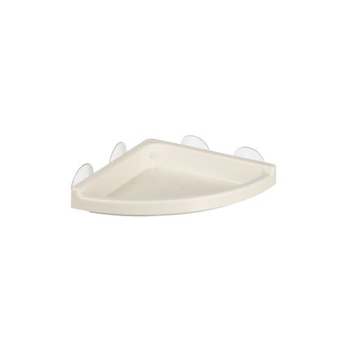 Etajera plastic cu ventuze pentru colt