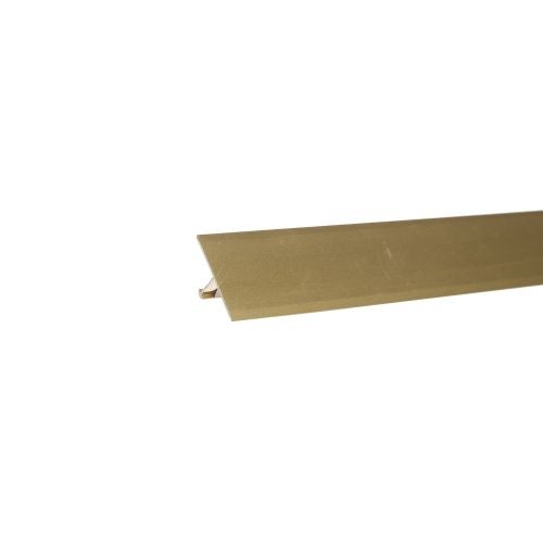 Profil fix podea 25 mm x 2.5 m auriu mat
