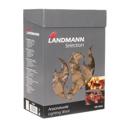 Set aprindere 200 cuburi baza fibra lemn Landmann