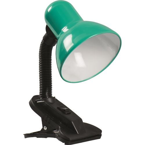 Lampa birou, verde tip clips, E27 60 w