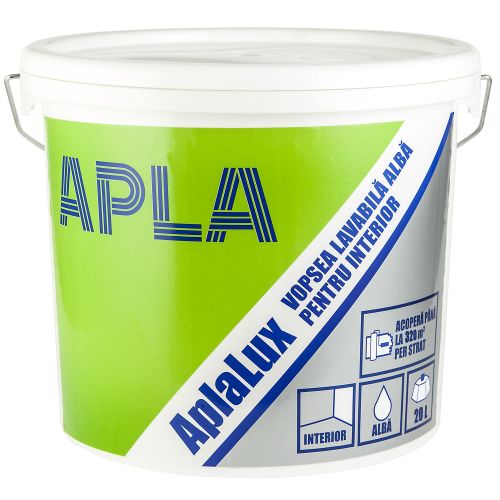 Vopsea Superlavabila Alba De Interior 20 L Savana Teflon