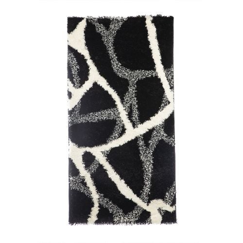 Covor polipropilena 120 x 170 cm Fantasy modern negru