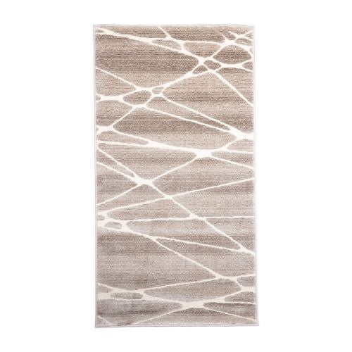 Covor polipropilena 80 x 150 cm Domino linii bej