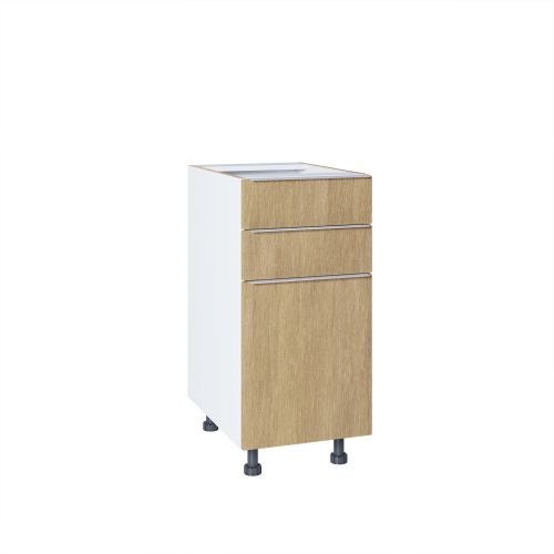 Olivia corp baza 2 sertare 1 usa 40 cm stejar MDF