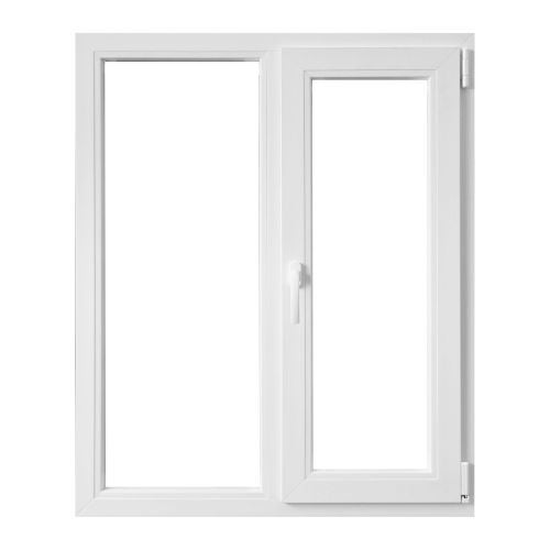 Fereastra PVC 5 camere 116 x 116 cm alba, deschidere dreapta