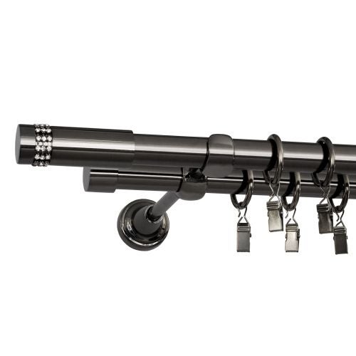Kit dublu 300 cm, efect onix, diametru 19 mm, Karbonado