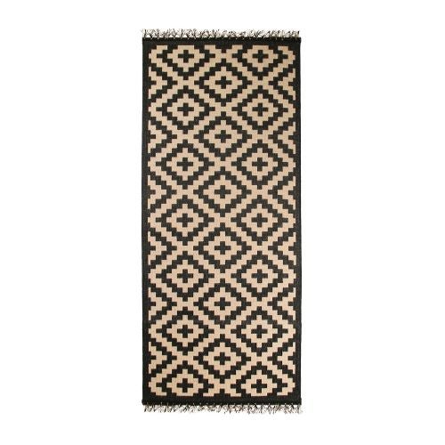 Covor iuta 80 x 200 cm Origin romb negru