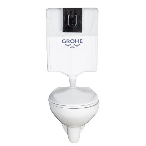 Set Vas Wc Stativ Simplu Cu Rezervor Plastic