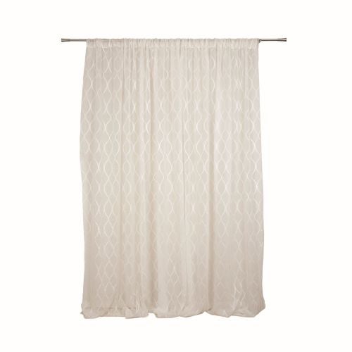 Perdea ecru, 300 x 260 cm "Glimer"