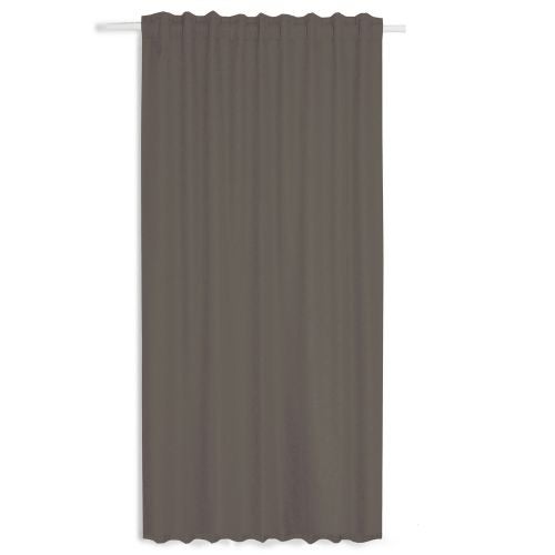 Draperie maro taupe uni, aspect mat, 200 x 280 cm, Miami