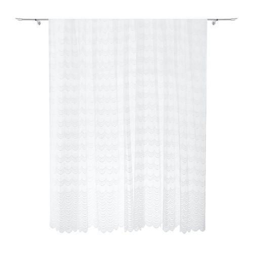 Perdea ecru cu broderie sparta, 300 x 250 cm