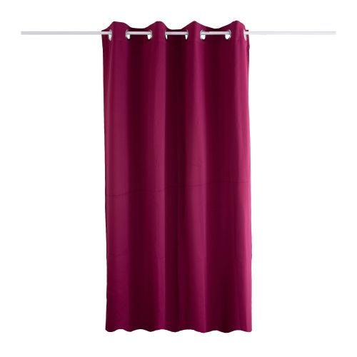 Draperie roz fuchsia tip blackout, aspect mat, 140 x 245 cm, Mia