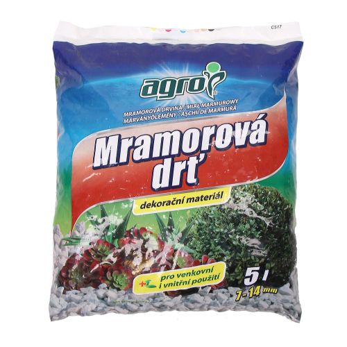 Granule decorative marmura 7-14 mm Agro 5L