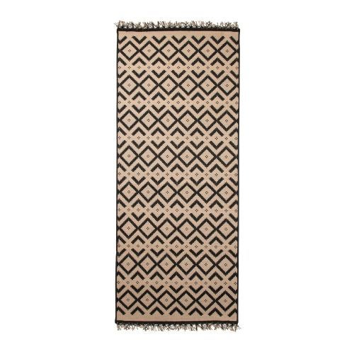 Covor iuta 80 x 200 cm Origin negru
