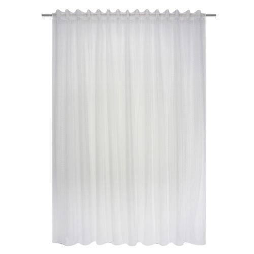 Perdea alba, voal uni, 300 x 280 cm, Livia