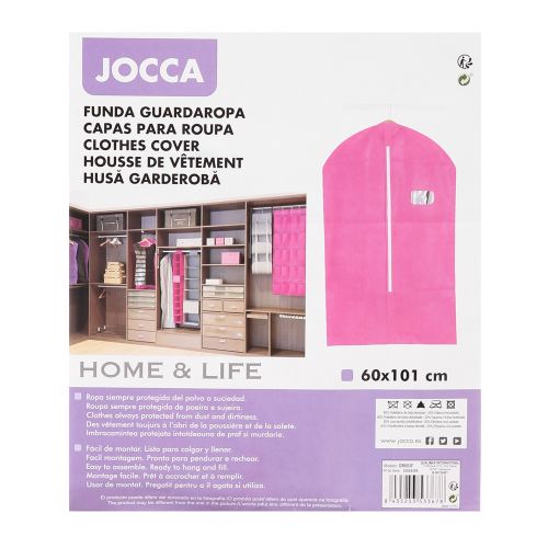 Husa haine 101 x 60 cm roz