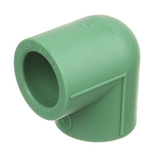 Cot 90° PPR verde D20 mm PN25