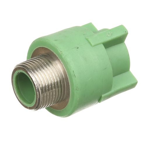 Racord PPR verde D20 mm x FE 3/4" PN25