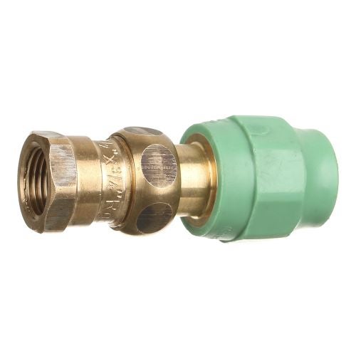 Racord PPR verde D20 mm x FI 1/2" PN25 olandez