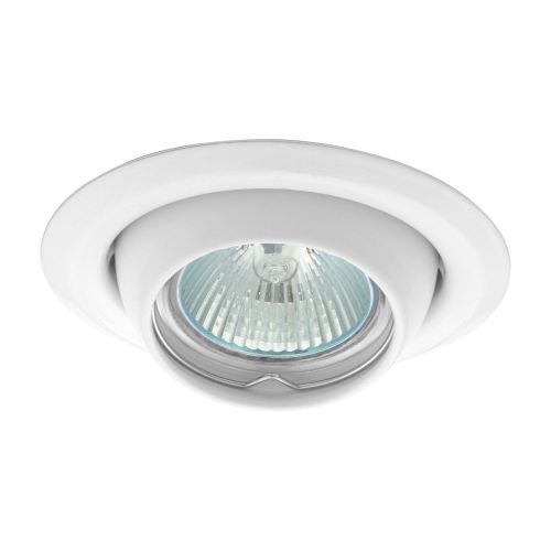 Spot incastrat mobil GU5.3 50w, rotund, alb, "Argus2"