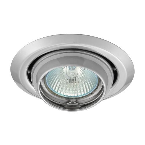 Spot incastrat mobil GU5.3 50w, rotund, crom, "Argus5"