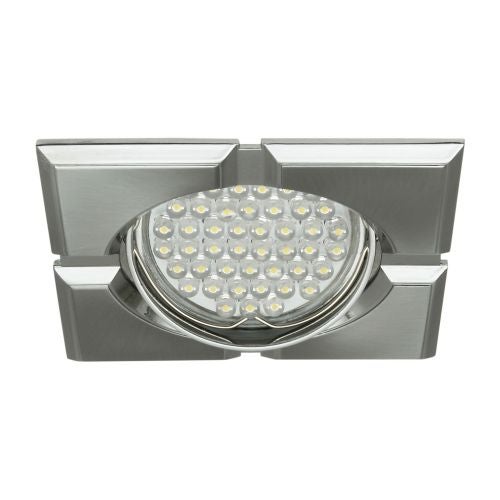 Spot incastrat mobil GU5.3 50w, rotund, crom, "Firla"