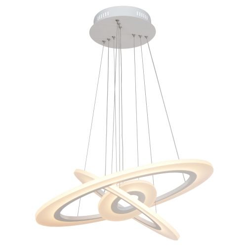 Corp LED integrat, 32W, 3200 LM, crom, "Sykia"