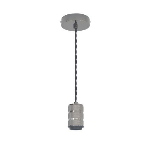 Cablu pendul, E27, metal, gri, "Igo"