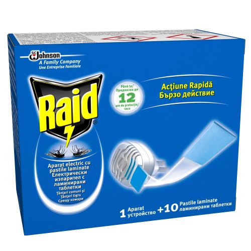 Raid aparat electric cu pastile laminate