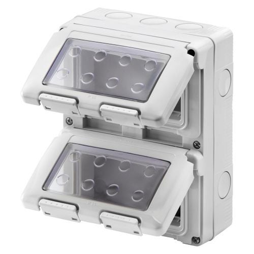 Doza aparenta IP 55 verticala 8 module (2 x 4) m